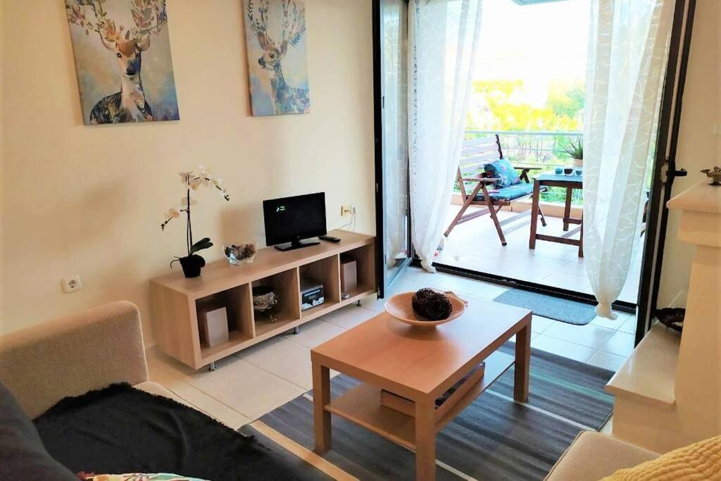 Maria'S House Apartment In Skála Foúrkas Buitenkant foto